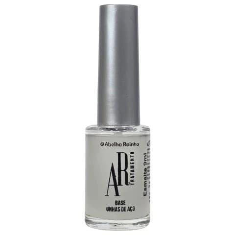 Base Unhas De Aço Com Formol Para Recuperar Proteger E Fortalecer As Unhas Fracas 9ml Abelha Rainha