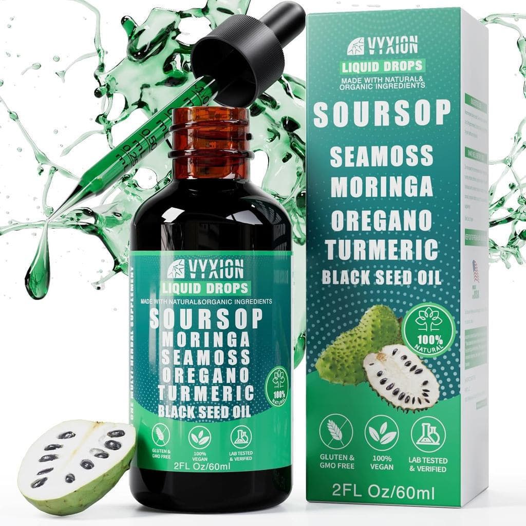 VyionSoursBittersLiquidDrs10in1comMusgoMarinho,Moringa,Cúrcuma,Oregano,Ashwaganda | Extratos Herbais para Melhoria da Sa