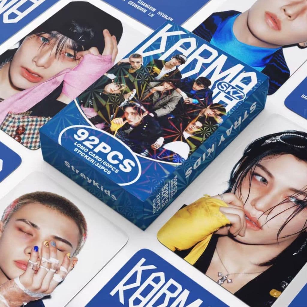 Photocard Kpop Stray kids 62 Fotos E 32 Adesivos de Brinde