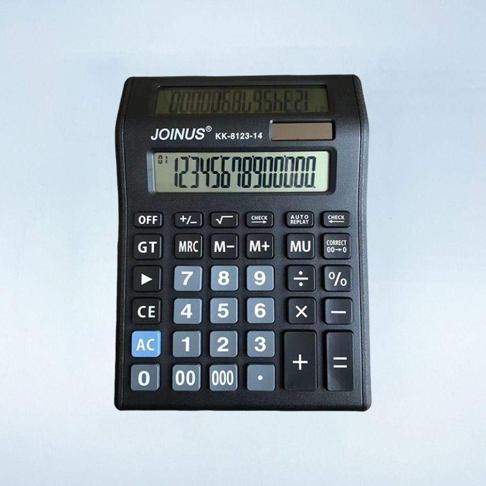 Calculadora Solar De Tela Dupla , Multifuncional De Contador Financeiro Com Grande , Papelaria