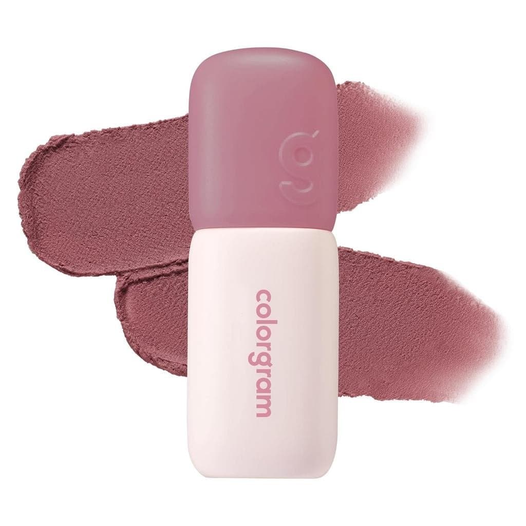 Tabela de Cores: Nude Light Color 07 Geek Rose |   Cosméticos K-Beauty, brilho labial matte com efeito soft-focus, produ