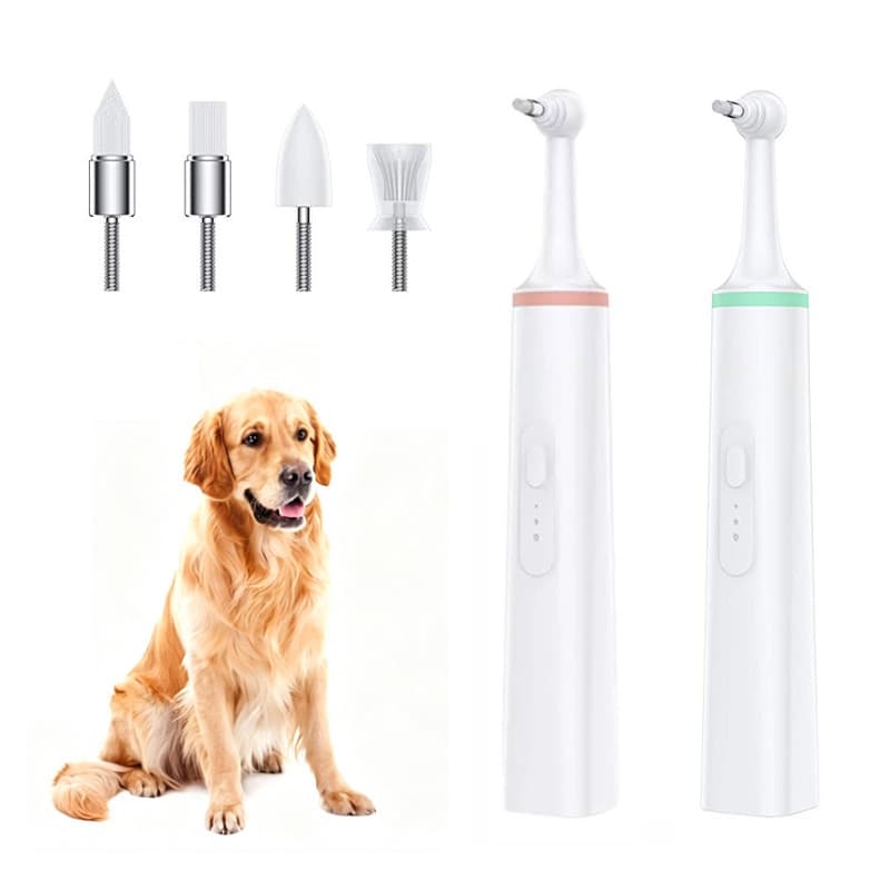 Escova De Dentes Elétrica Multifuncional Doge & Orange Pet : Removedor De Tártaro E Manchas , 3 Modos , Fonte De Aliment