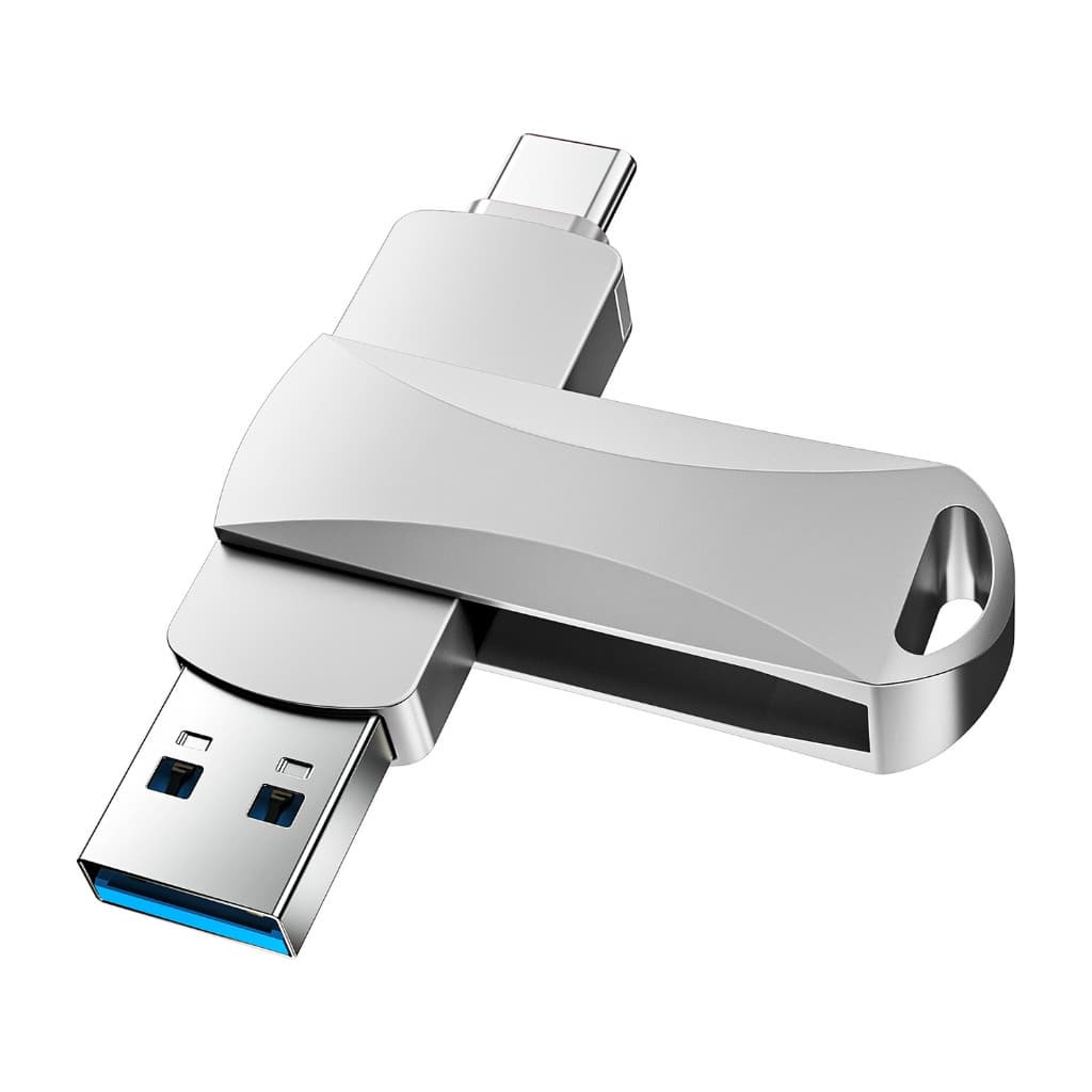 PenDrive De Telefone Inteligente À Prova D'água 512 Gb 2 Em 1 OTG Tipo C IOS Para iPhone/PC/Android
