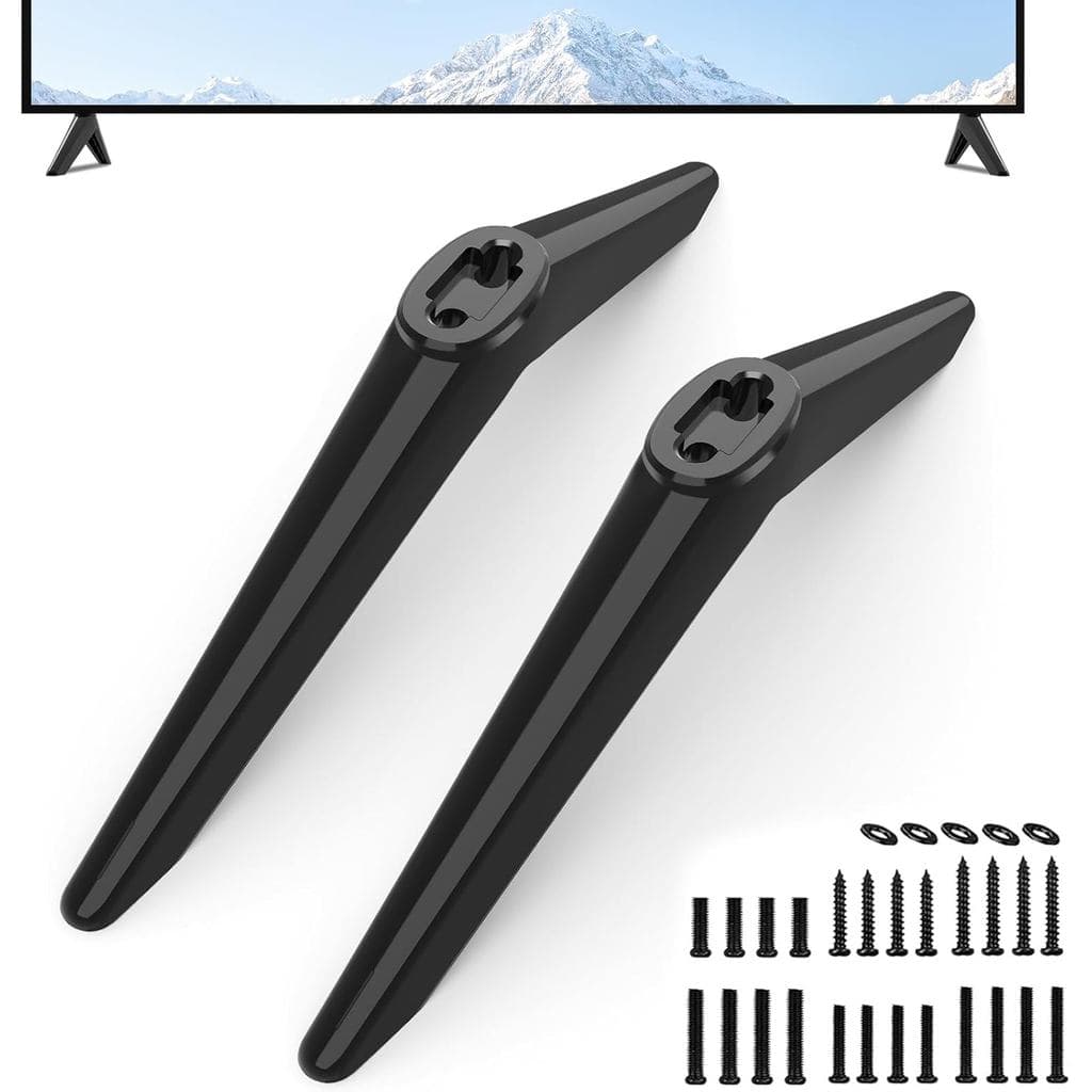 Pés de reposição Yaotieci para suporte de TV Vizio, mesa de suporte para TV Vizio D24f-J09 D24h-J09, exclusivo para Smar