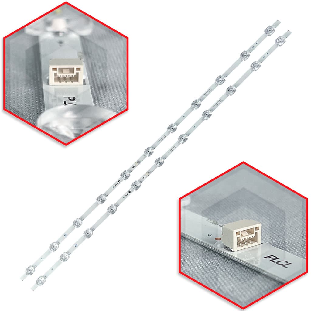 Kit Com 2 Barras de Led Modelo TV40S615