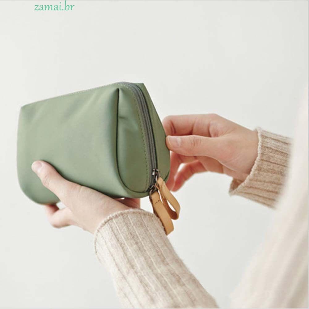 ZAMAI Bolsas De Maquiagem Organizador De Viagem Moda Bolsa Quadrada Organizadora Caso Casual Com Zíper De Higiene Pessoa