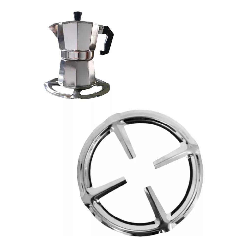 Redutor De Grelha Base Para Cafeteira Italiana Inox