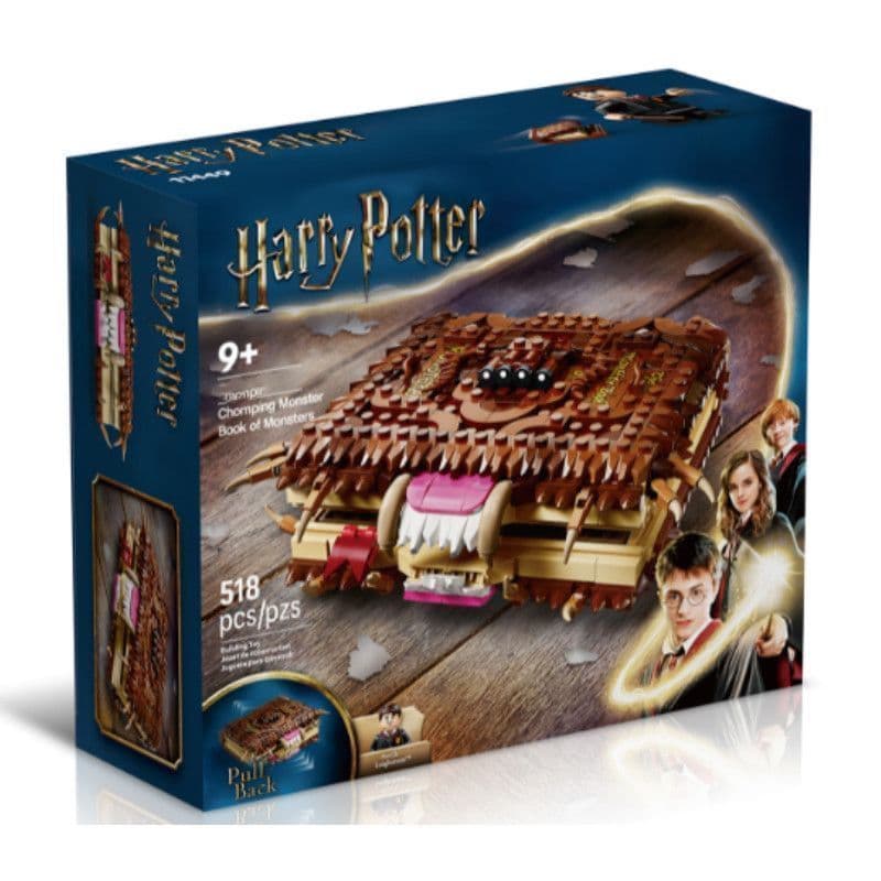 518 PCS Harry Magic Series Mordendo Monstro Livro Bloco de Construção Brinquedos Compatível Série Lego