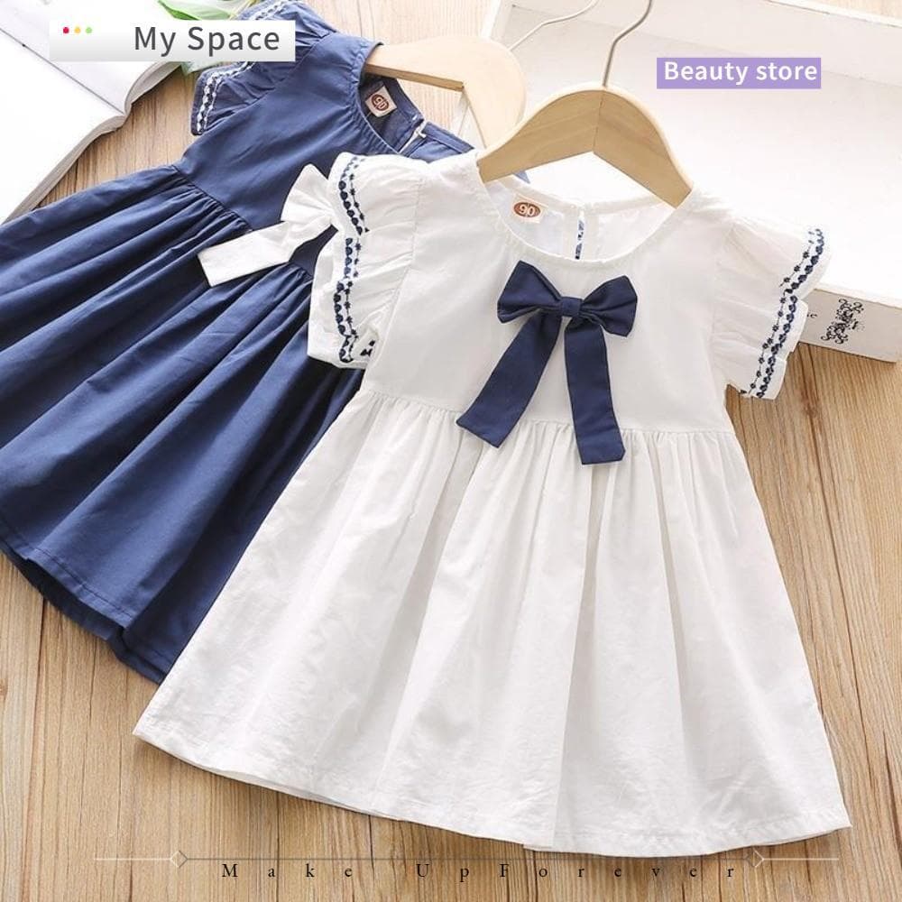 MY Vestidos Para Meninas , De Princesa De Algodão Sem Mangas Verão Infantis Fofos E Respiráveis