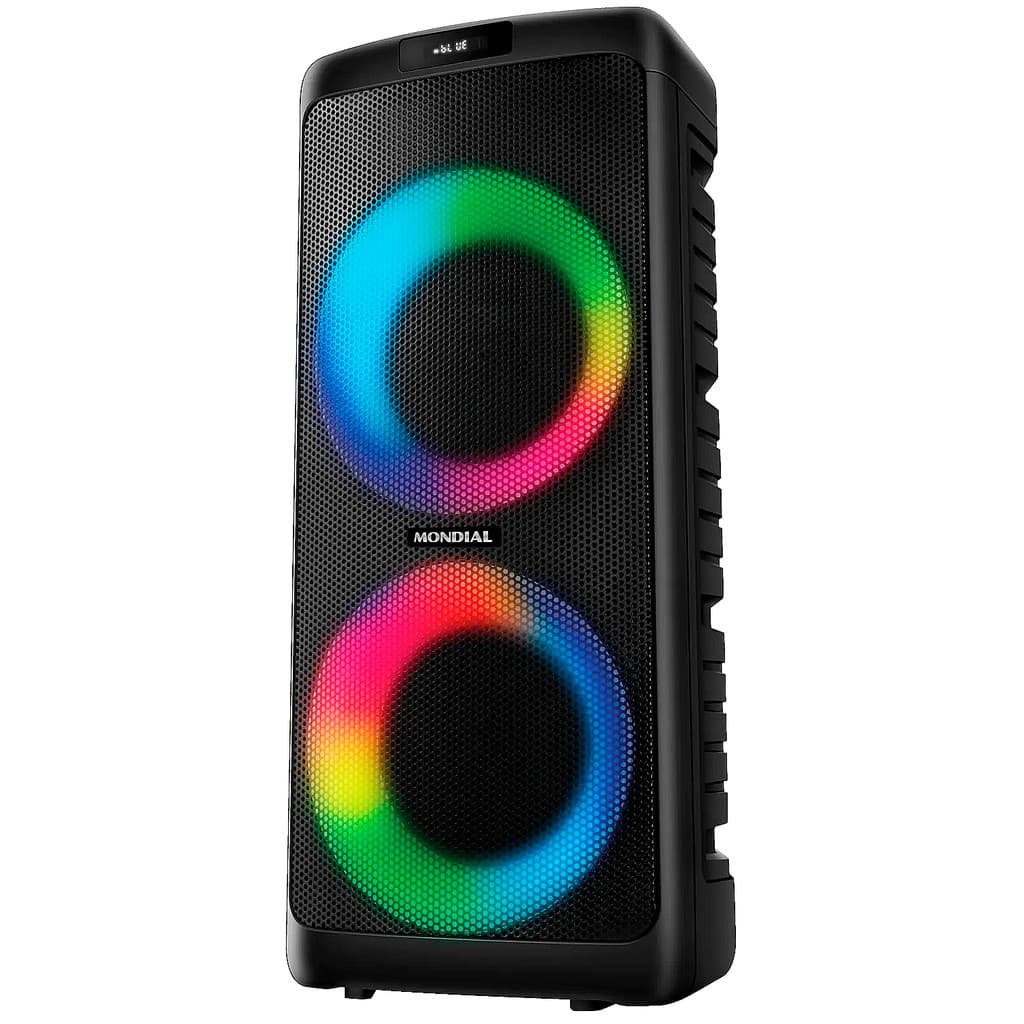 Caixa de Som Party Box Mondial Bivolt PBX-600-A bluetooth