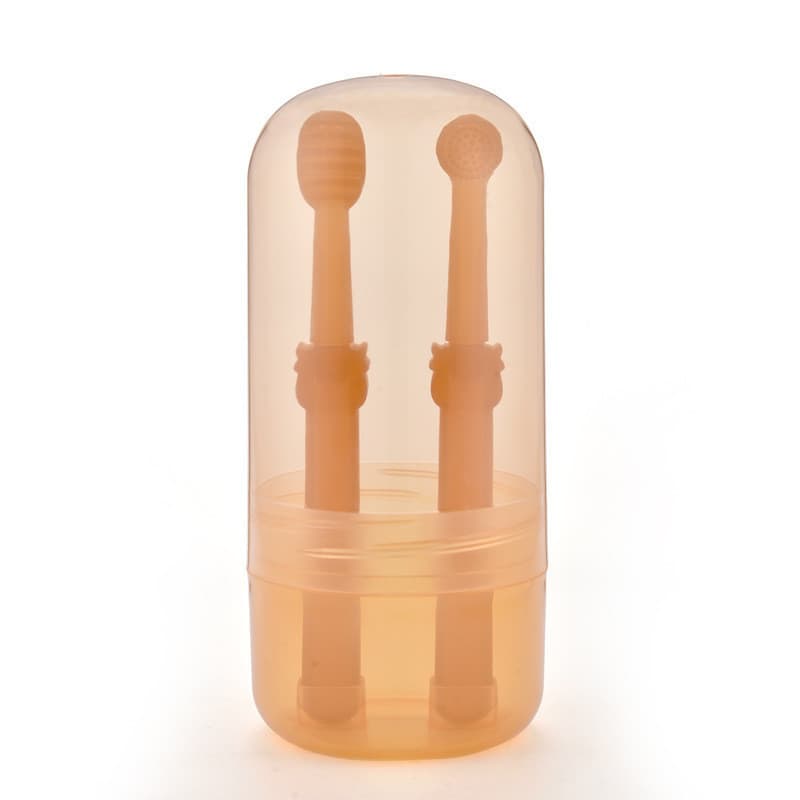 Estoque pronto 24H Envio rápido Escova de dentes de Silicone para animais de estimação Escova Oral para limpeza de dente