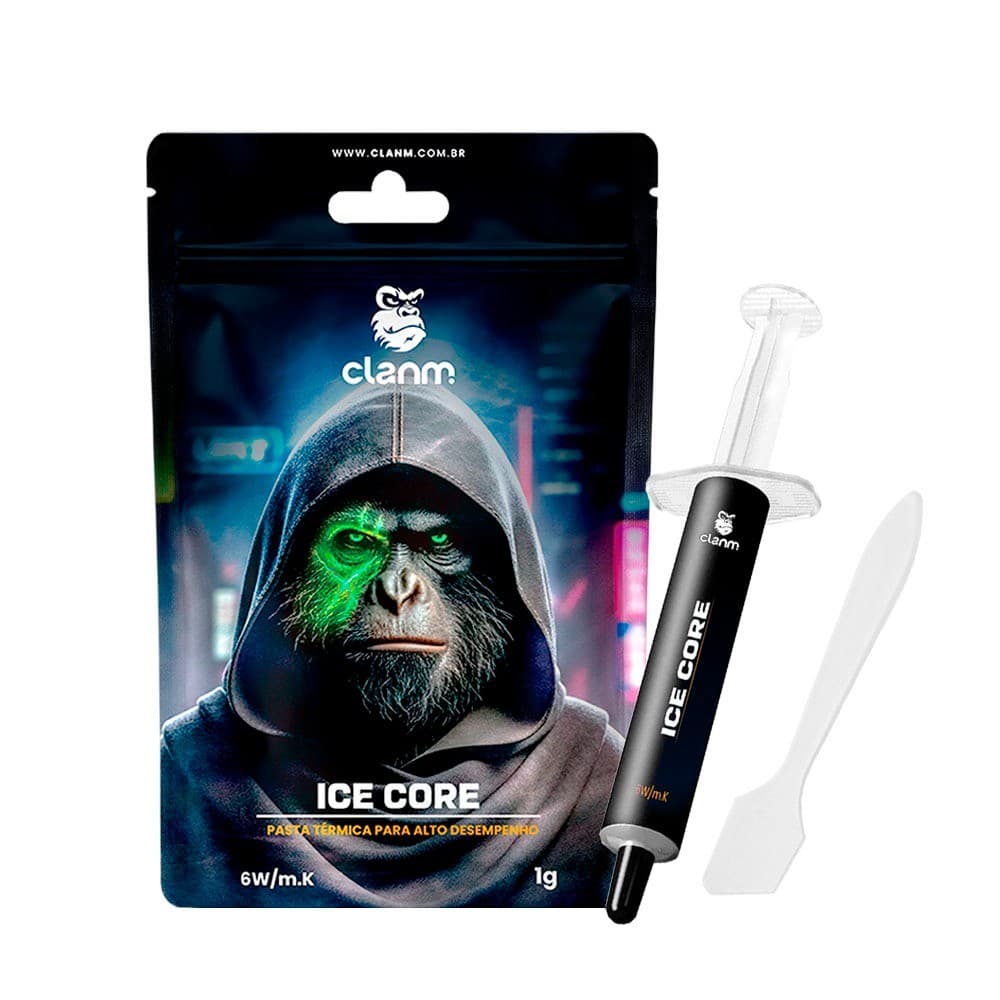Pasta Térmica Prata PC Notebook PS4 Xbox CPU GPU 6w 1g Snow Ice Core Clanm