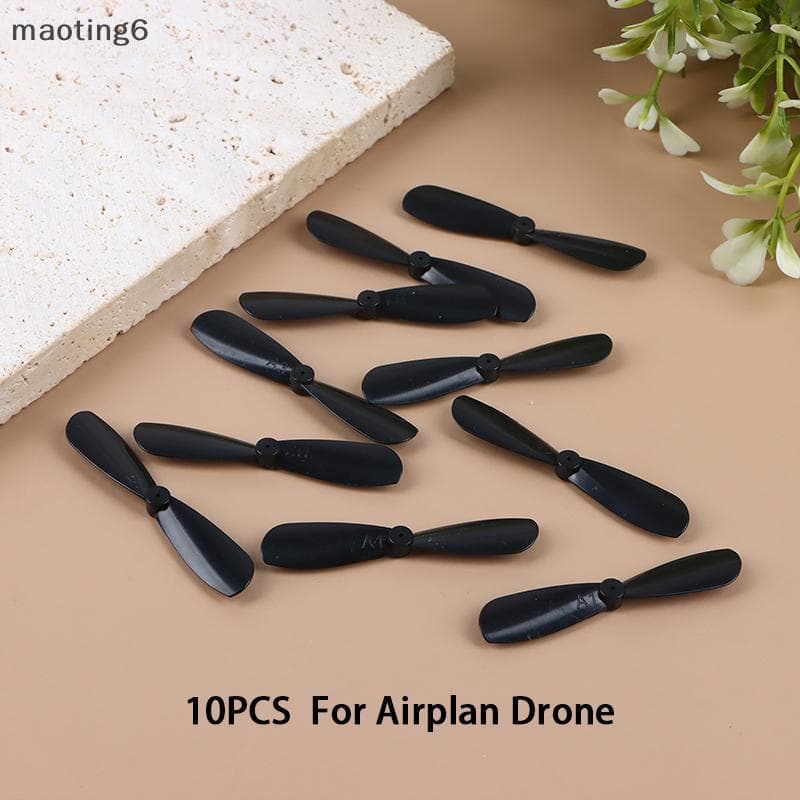 10pcs 46mm 0.8mm CW CCW Hélices Lâminas Principais Para 716 615 720 Coreless Motor Drone