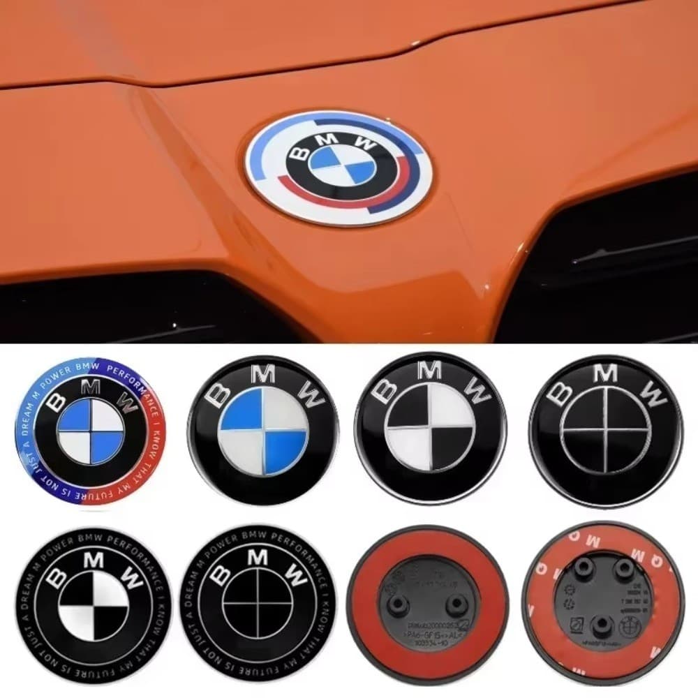 82mm Capô Dianteiro Do Carro Emblema Para BMW E46 E60 E90 F10 F11 F20 F30 G20 G21 G31 G38 G60 X3 X5 Série Decoração