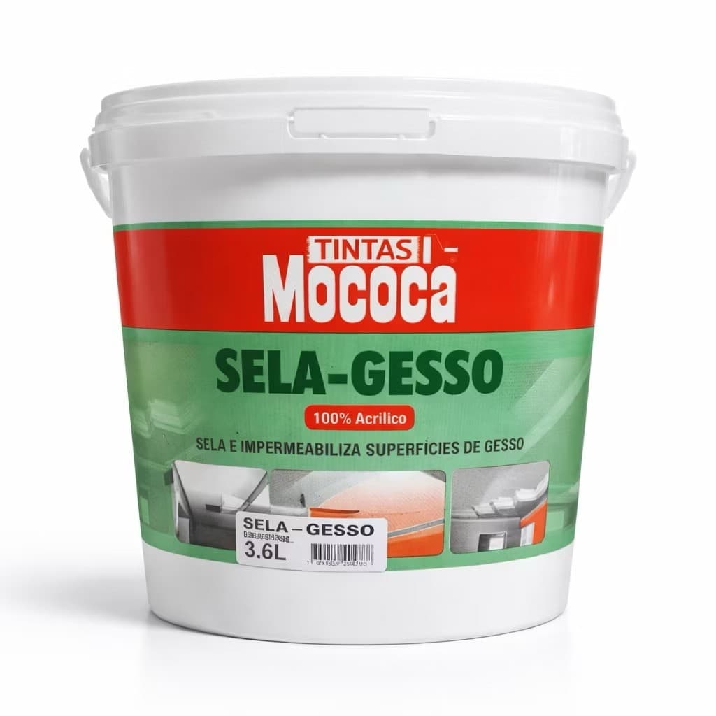 Sela Gesso Mococa 3,6L – Preparação e Uniformização de Superfícies