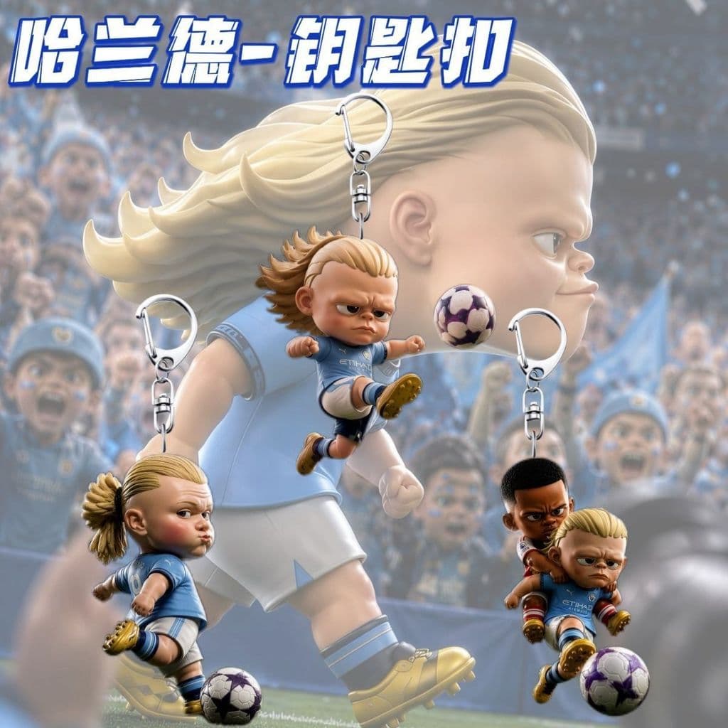 Pingente de acrílico com tema de futebol Harland World Cup20260813