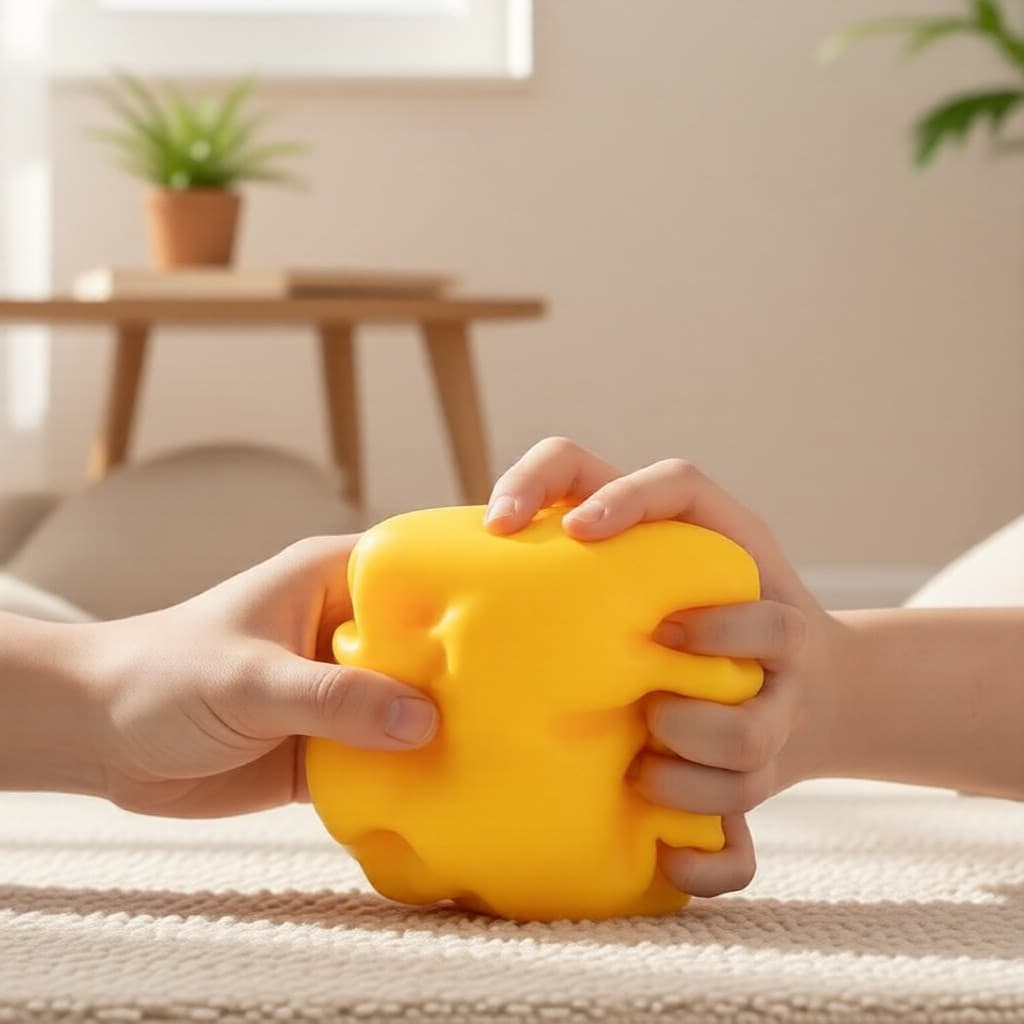 Espuma de Queijo Gigante Sqweezy Fácil – Brinquedo Antiestresse para Crianças e Adultos – Presente de Formatura