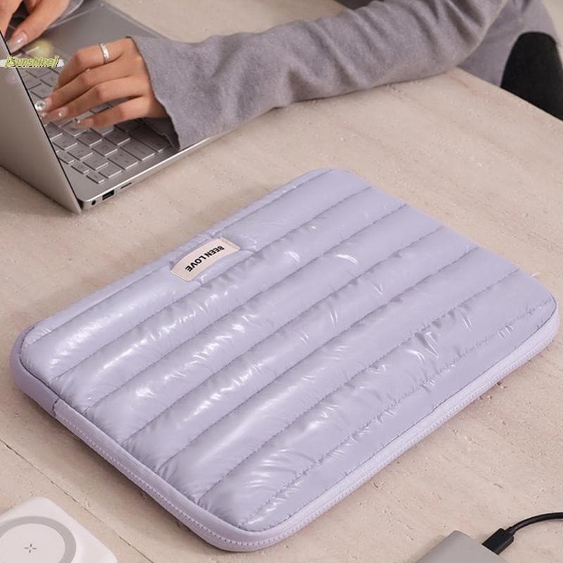 [Sunshine] Bolsa fofa para laptop, adequada para laptops de 13,3-14 polegadas, Air, Xiaomi, Lenovo, tablets à prova d'ág