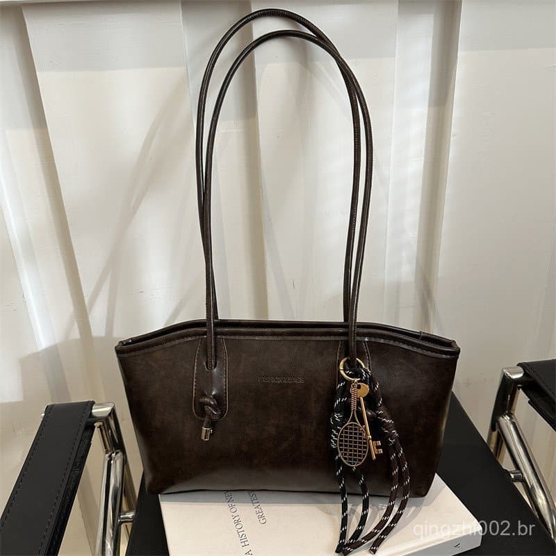 Bolsa de ombro e bolsa de mão feminina retro de grande capacidade e muito elegante 7.21 EPVB