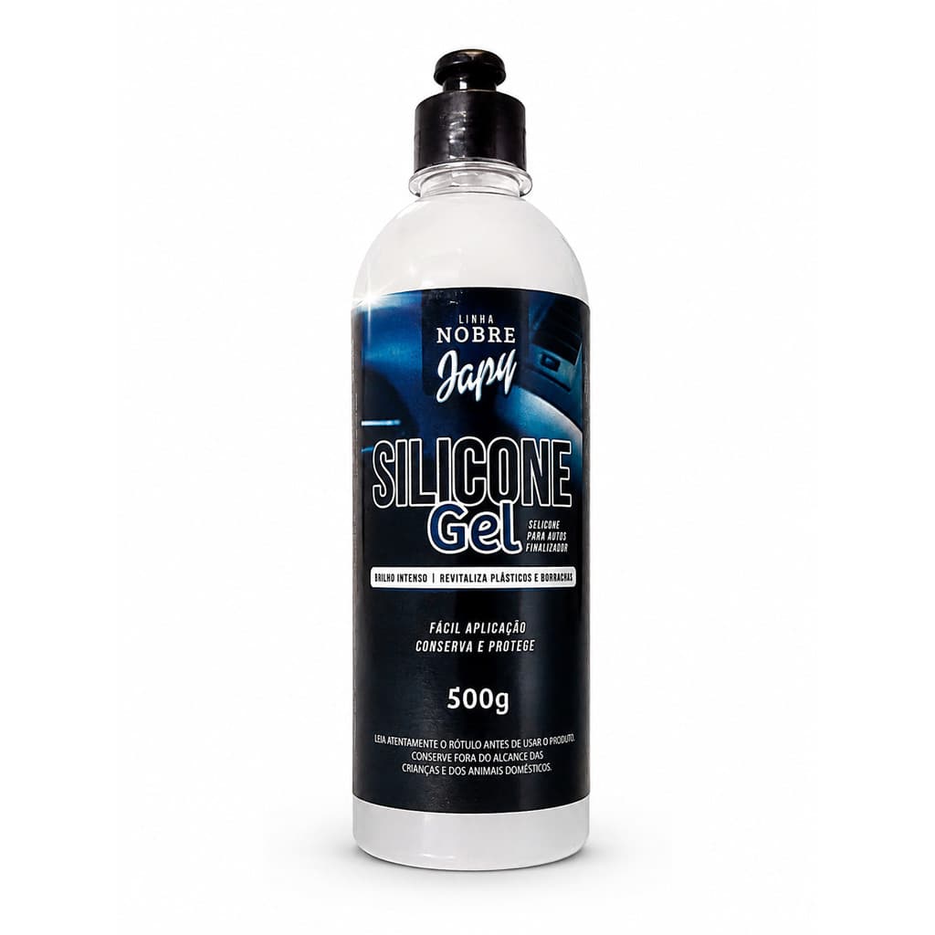 Silicone Gel Automotivo Japy 500g Revitaliza Plásticos Brilho