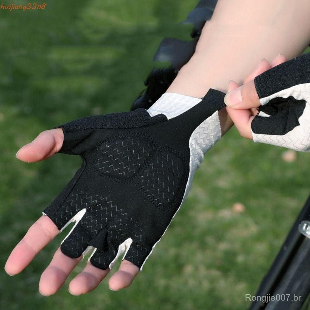 Luvas De Motocicleta HUIJIANG , Dedo De Corrida Antiderrapantes Resistentes Ao Desgaste Sem Dedos Masculinas Vintage