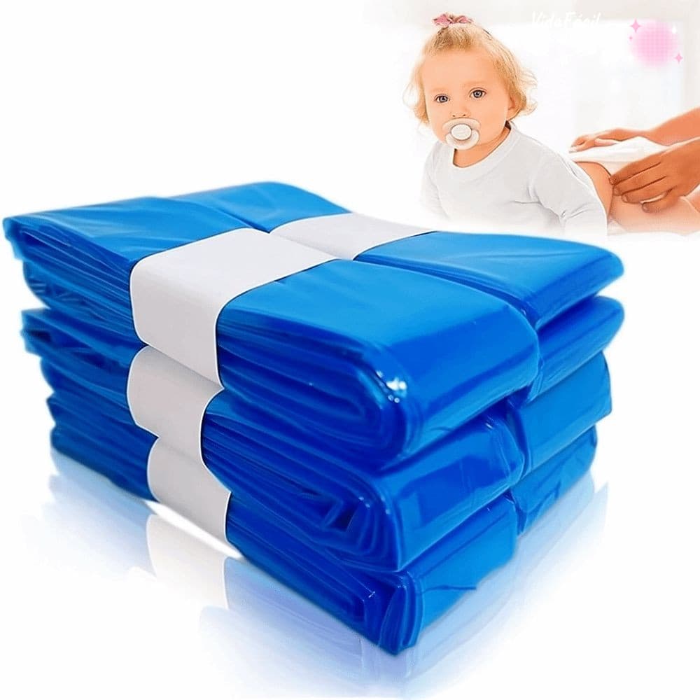 Sacos De Lixo De Fraldas AZONVILO , Lidar Com Odores , Recargas De Lixeira Efetivamente Espessadas , Recarga Duráveis