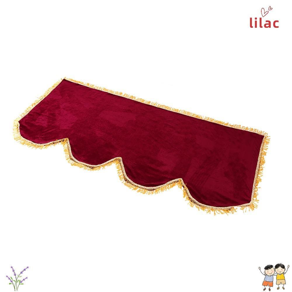 Capa Protetora Contra Poeira Para Teclado LILAC , De Piano Eletrônico De Cor Borgonha De Veludo , Protetor De Decorado