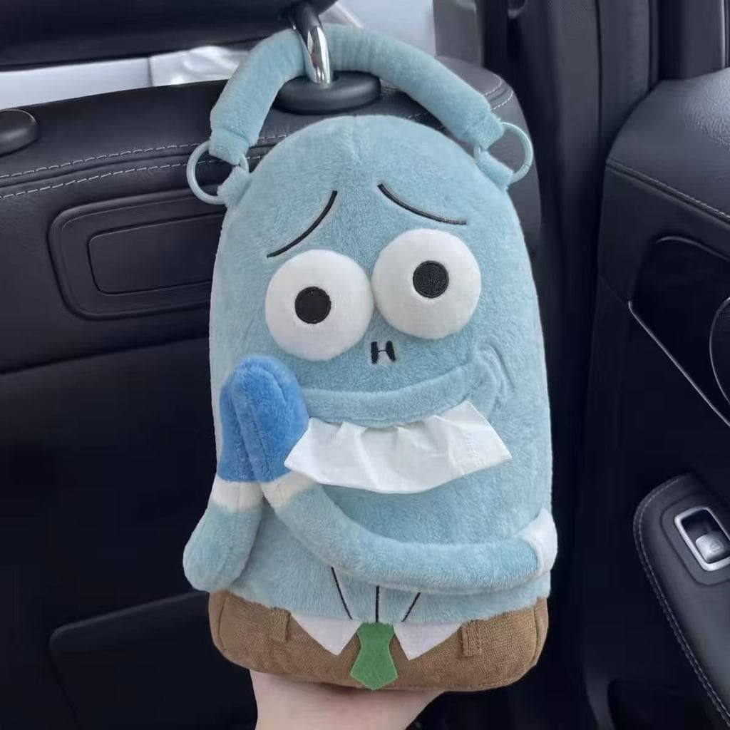 Caixa de Lenços de Papel do Peixe Passerby da Série Residentes de Bob Esponja Calça Quadrada, Bolsa de Lenços de Papel d