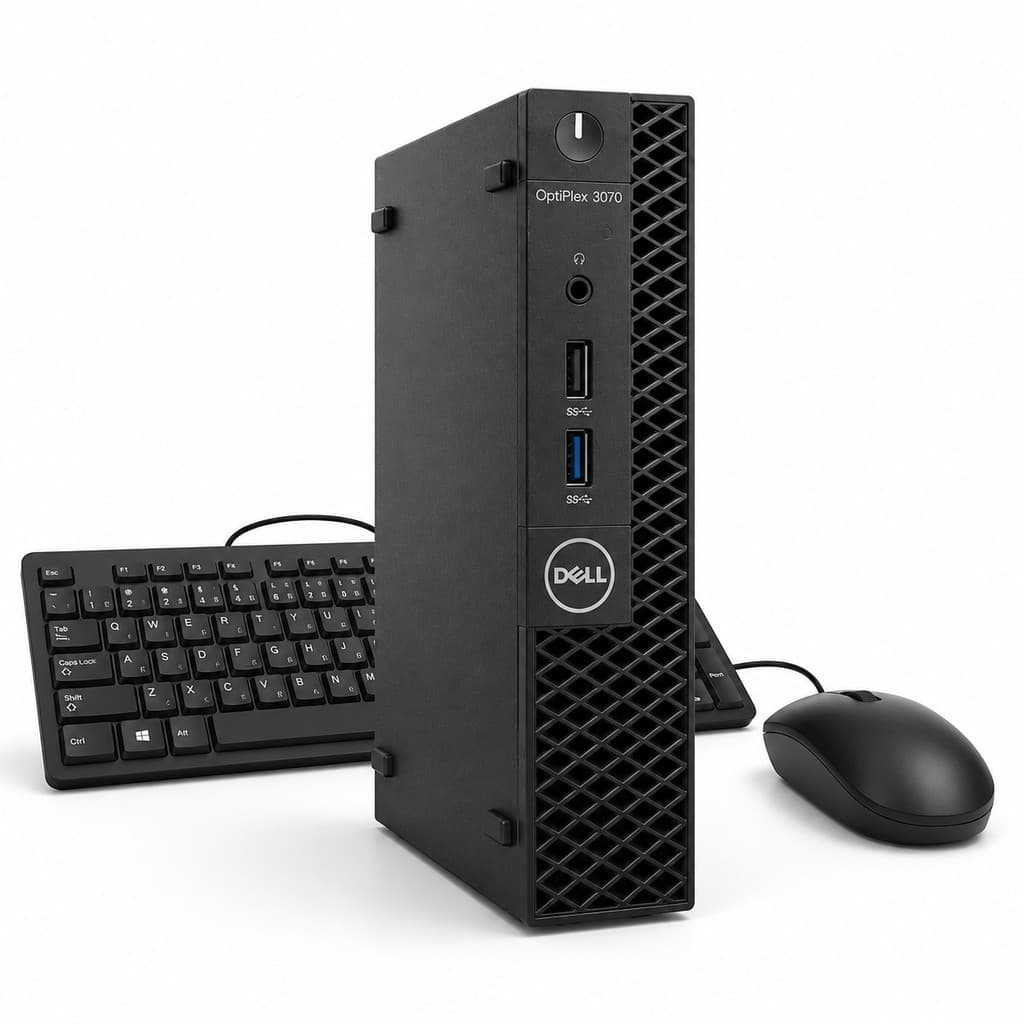 Mini PC Optiplex 3070 i3 8ª SSD 240GB Win11 Teclado e mouse