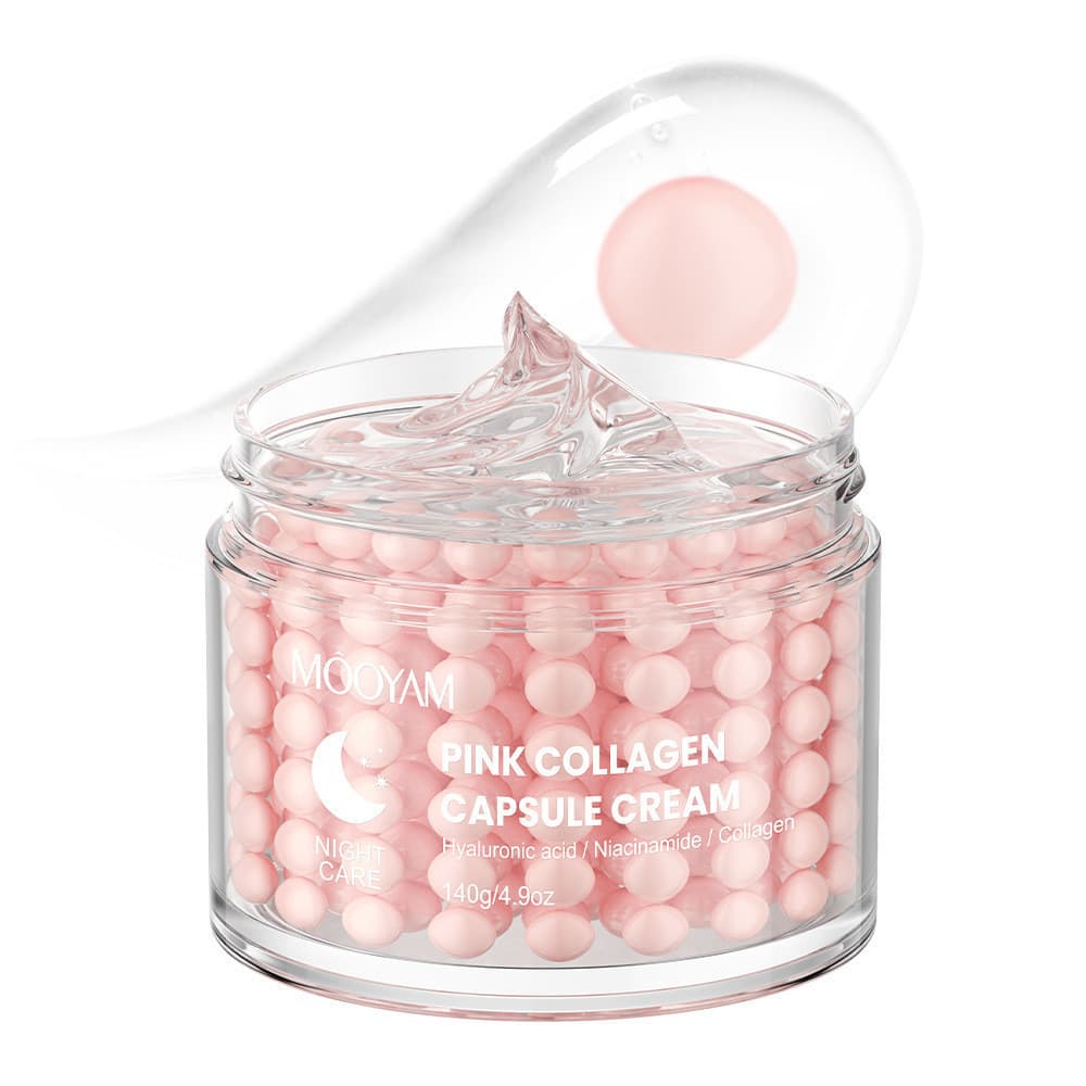 Creme facial De Cápsula De Colágeno , Hidratante De Essência De Pérola Preenchedor