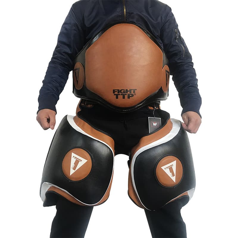 TTP Muay Thai protetor de coxa alvo cintura alvo Sanda boxe peito alvo luta equipamento de proteção acompanhando treinam