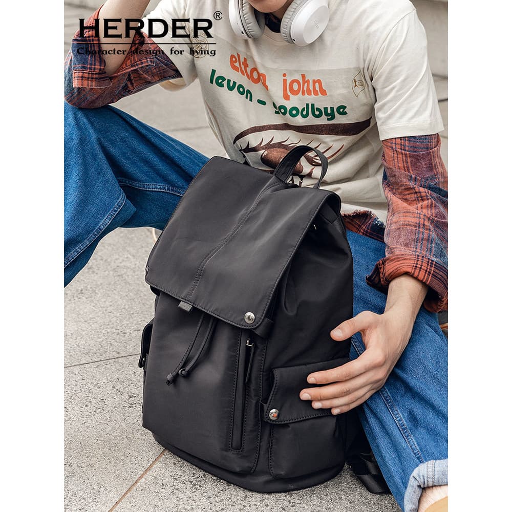 Herder/herder mochila masculina Casual mochila moda masculina juventude grande capacidade na moda viagem