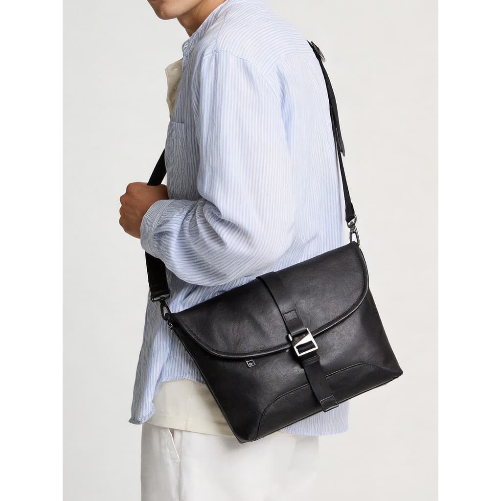 2026 novo estilo masculino primeira camada de couro mensageiro saco de couro de alta qualidade Commuter todos @-