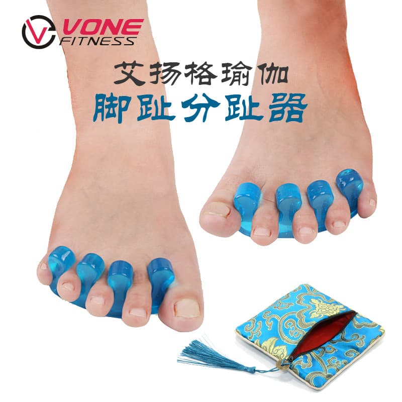 VONE Profissional Yoga Toe Separator Unissex Iyange Yoga Toe Corrector Separador de sobreposição de dedo do pé