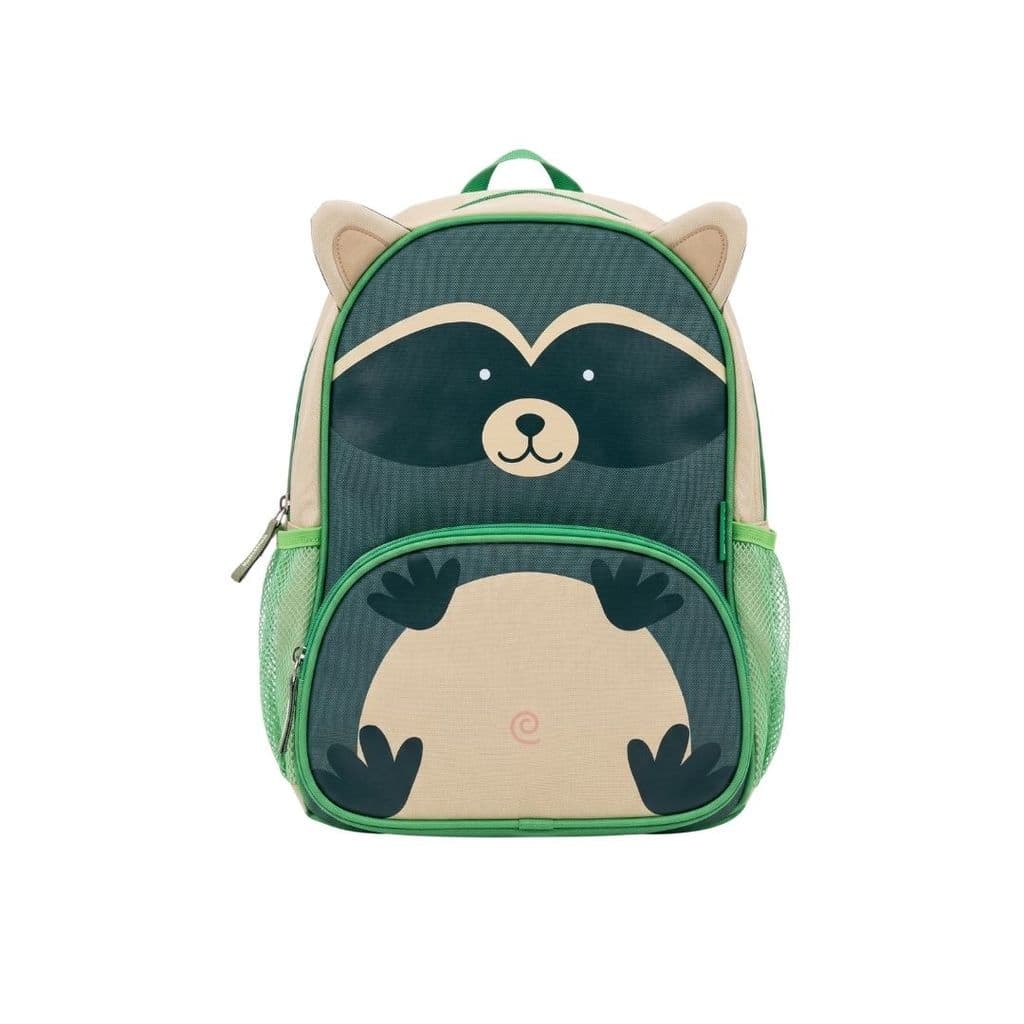 Mochila De Costas Infantil Animais Safari Zoo Castores Neoprene Escolar Creche Passeio Criança Menino Menina