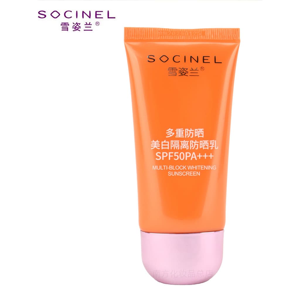 Xuezilan Múltiplo Protetor Solar Clareador Isolamento Loção Protetor Solar 40g SPF50PA+++Creme Protetor Solar Genuíno Xu