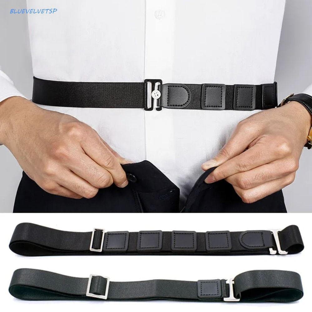 Cinto De Suporte Para Camisa BLUEVELVETSP , Cintura Elástica Antiderrapante À Prova De Rugas , Suspensórios