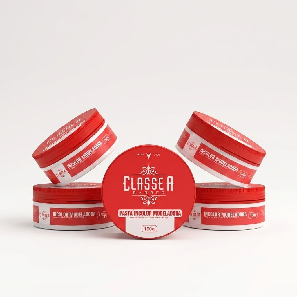 Kit 5 Pomadas Incolor Megafixação Classe A 160g Envio 24h