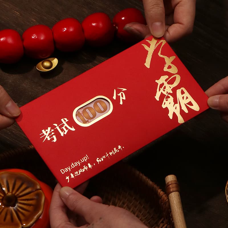 2026 Ano do Cavalo Novo Estilo Oco Envelope Vermelho O Lucro é Selado Ano Novo Chinês Festival da Primavera Criativo Úni