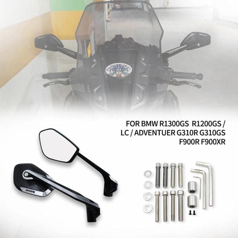Espelho Retrovisor Da Motocicleta Moto Espelhos Laterais Para BMW R1300GS R1200GS F900R F900XR-Boom