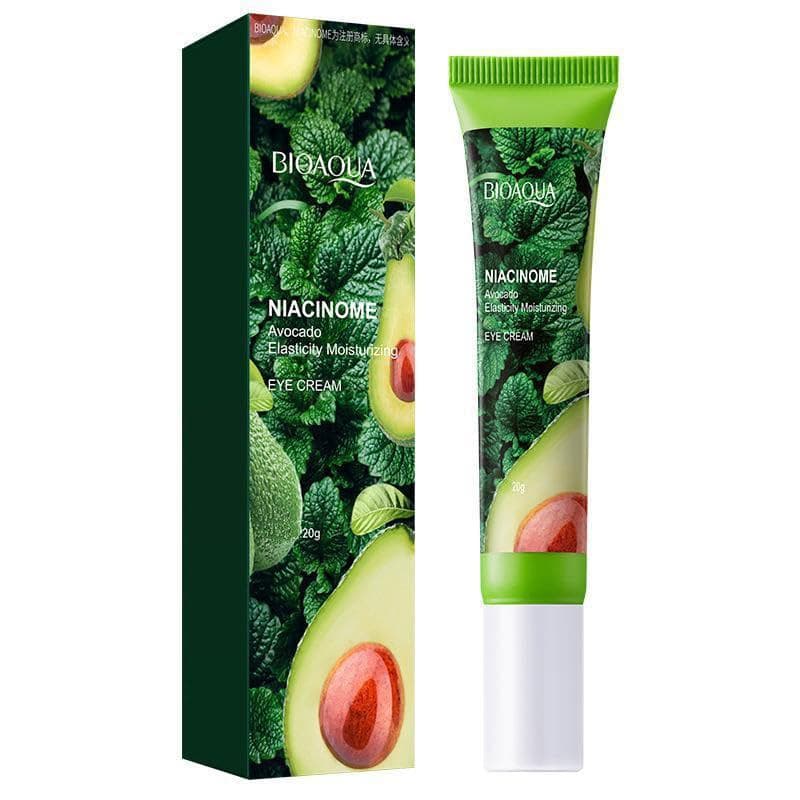 Creme Hidratante para Olhos BIOAQUA com Extrato de Abacate, 20g, Melhora a Secura