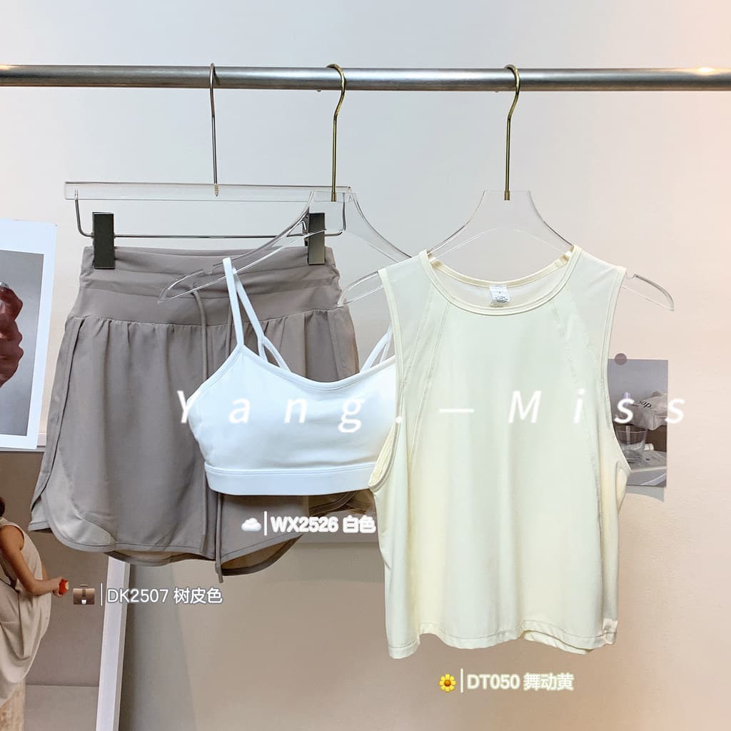 Yoga Wear terno feminino de secagem rápida esportes topo bonito volta yoga colete Shorts de Fitness Pilates terno de trê