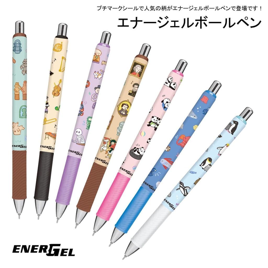 Patton ENERGEL Caneta Gel Assinatura Caneta Exame Papelaria Preto 0.5mm Imprensa Limitada Menina Coração Desenho Animado