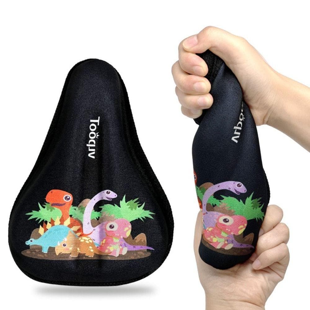 Assentos Para Bicicletas Infantis , Capa De Almofada De Silicone , Almofadas De Bicicleta , Selas De Animais De Desenho