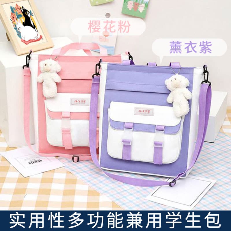 Sacola de estudante Bolsa de tutorial Bolsa de arte de grande capacidade Bolsa de transporte de livro Bolsa de arquivo d