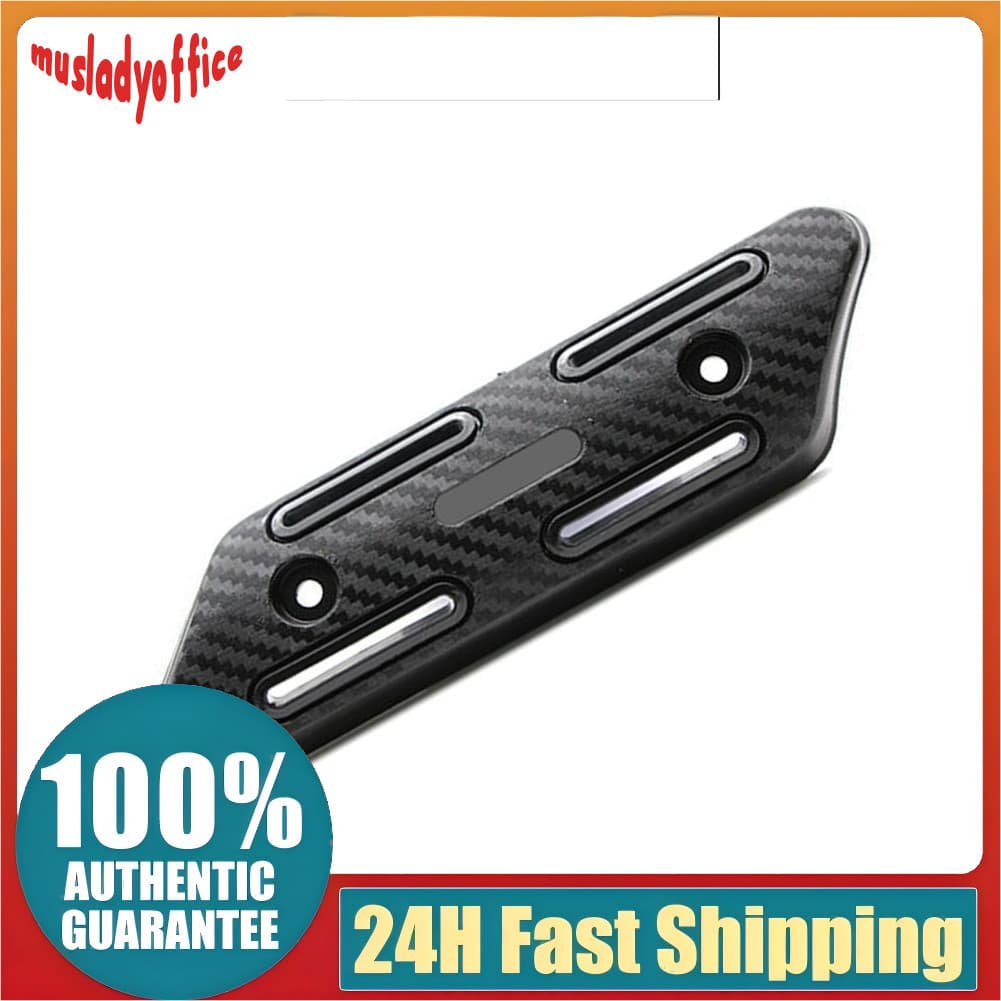 Musladyoffice-BR huiop protetor de isolamento térmico de escape motocicleta retrofit crf moto universal anti-escaldante