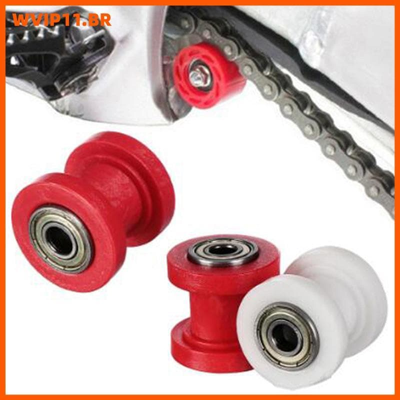 WVIP 10mm Corrente Rolo Slider Tensor Ajustador Polia Roda Guia Pit Dirt Bike BR