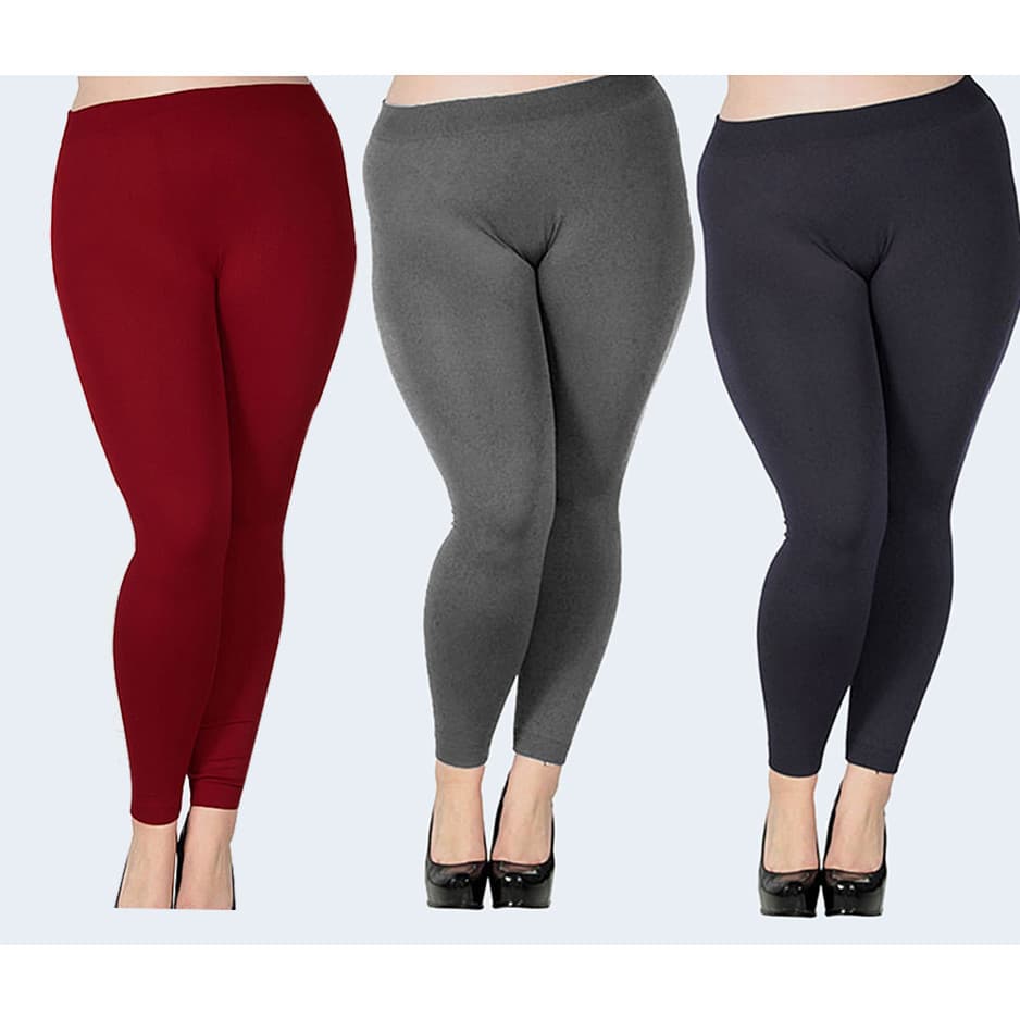 Leggings Elásticas Para Tornozelo , Mulheres Gordas , Calças Tamanho Grande , Plus Size