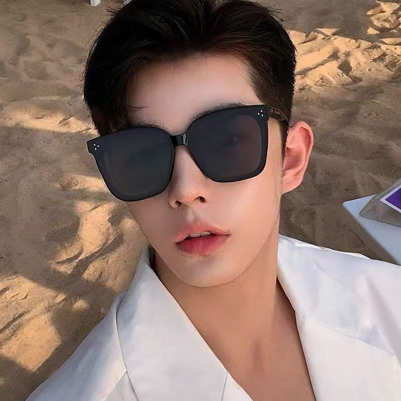 2025 versão coreana na moda masculino pára-sol Anti-ultravioleta óculos de sol meninas moda protetor solar óculos de sol