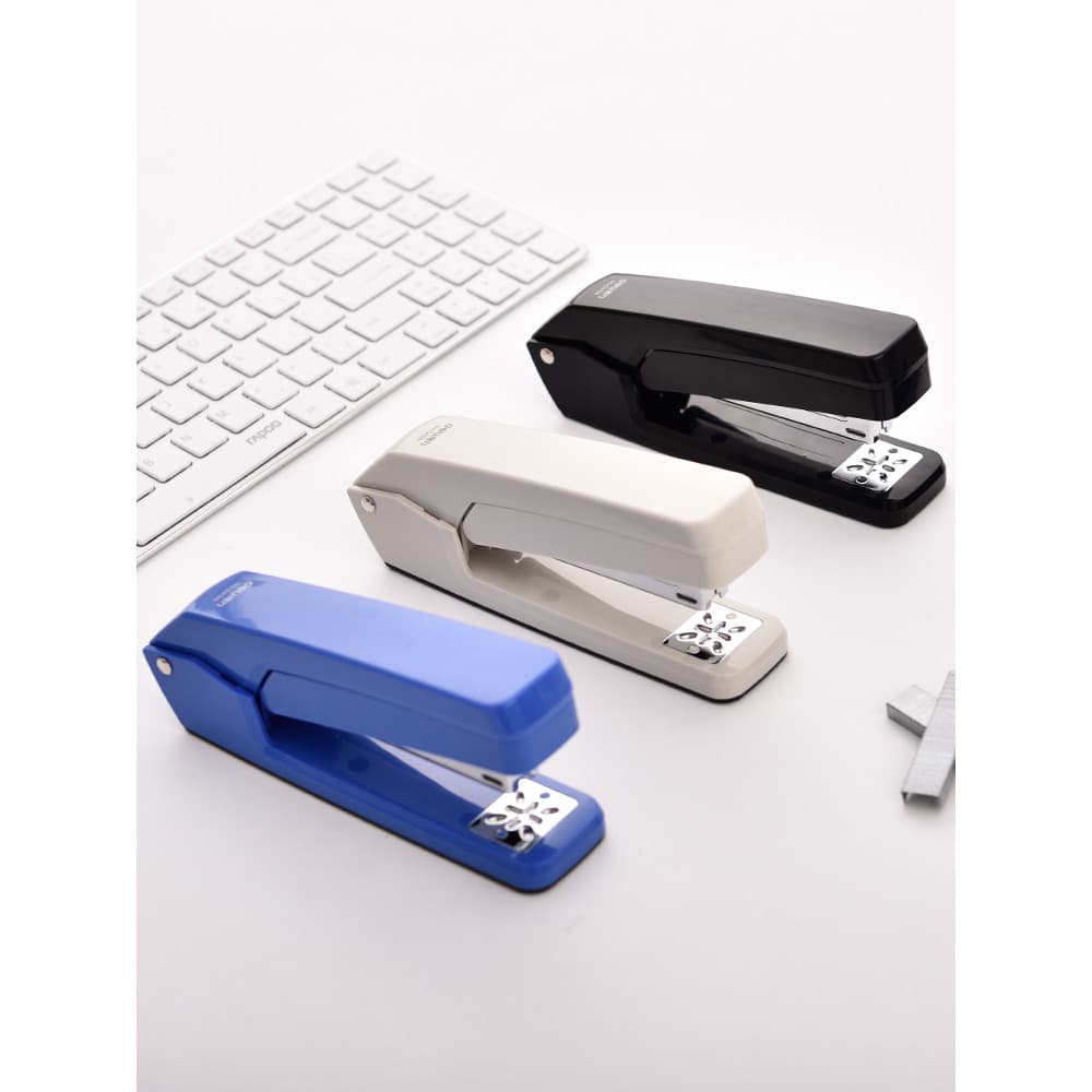 Deli Rotary Grampeador Grampeador Médio Material de Escritório Grampeador Pode 360°Grampos Modelo de encadernação de cos